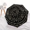 Golden Pentagram Symbol Tapestry - Mystic Alchemy Decor Umbrella, Christmas Gift Y358