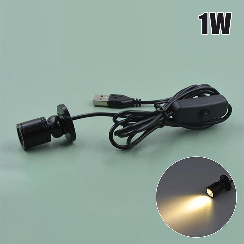 

Dc5V Led Usb 1/3W прожектор ювелирный шкаф витрина прилавок лампа накладной потолочный мини прожектор 5V интерфейс 2в 1
