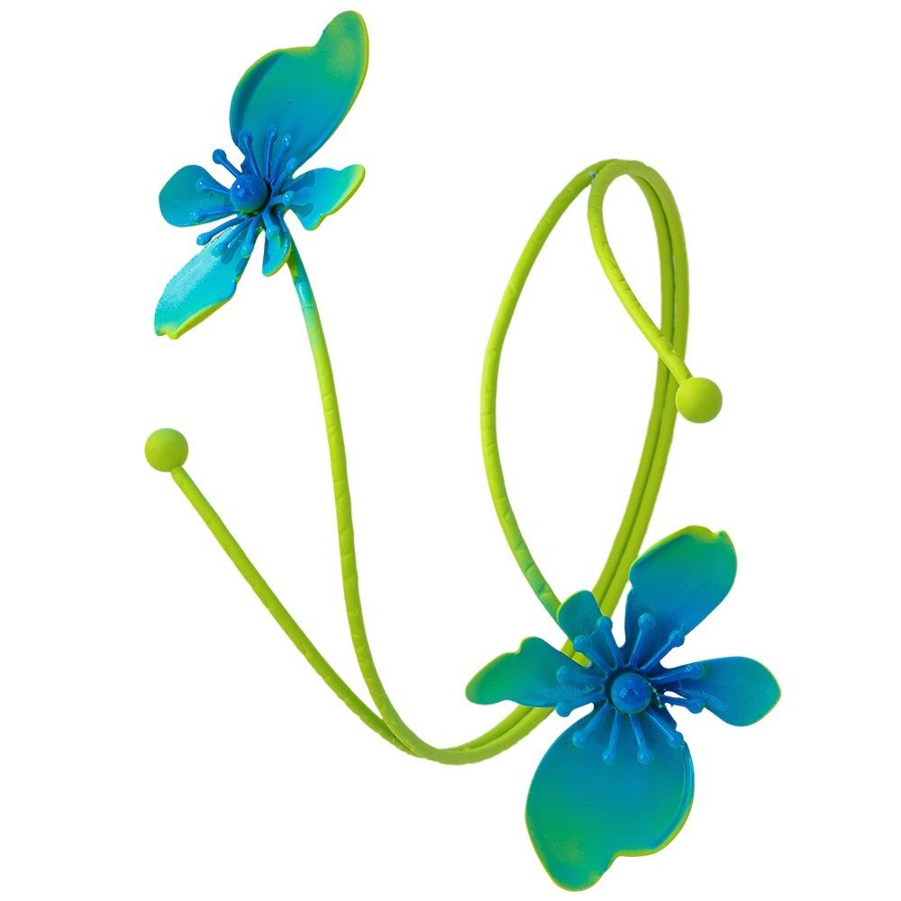 Openable Floral Armlet Colorful Metal Upper Arm Bracelet Boho Flower Arm Cuff  Beach