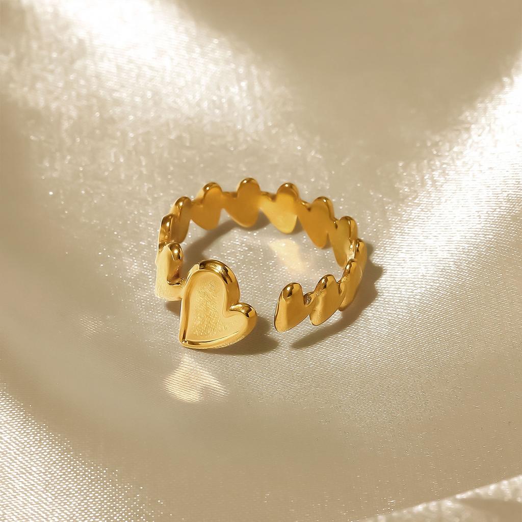 Modny damski pierścionek jednoczęściowy Pierścionek damski Pierścionek metalowy Błyszczący pierścionek Pierścionek metalowy Prezent świąteczny