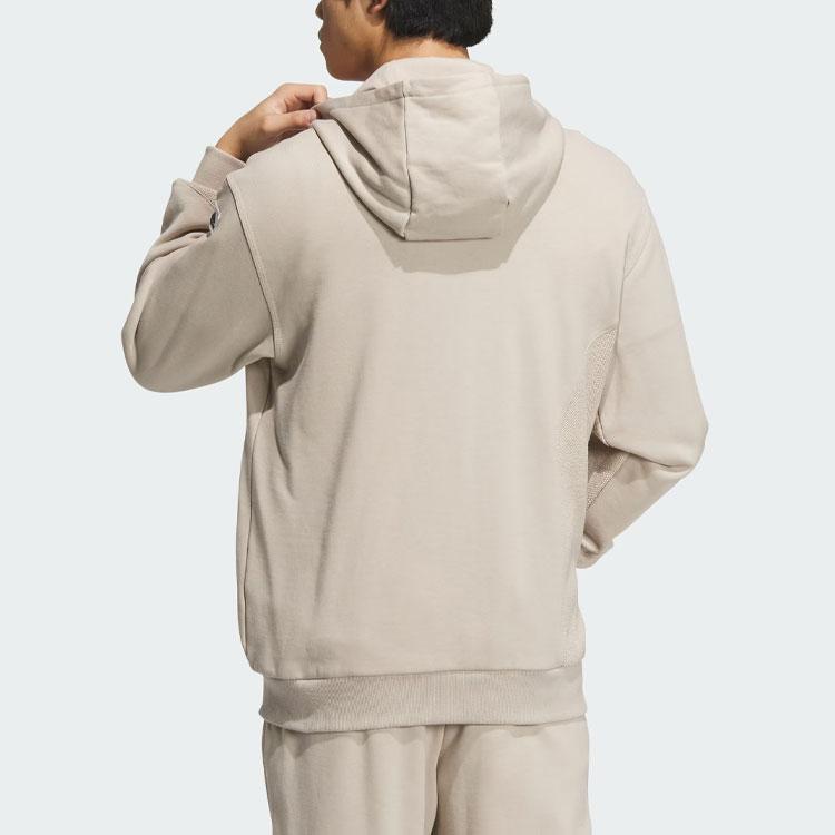 Adidas Sportswear Lounge Jacket With Logo Men Jacket Light-Brown IQ1372