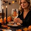 Bicchieri Creativi a Tema Oceano Halloween Bicchiere da Vino, Gatto Fantasma Spettrale Strega Zucca Bicchiere da Bevuta per Regalo a Tema Compleanni Vini, Cocktail,