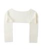 WEGO Short Knit Long Layered Summer Korean Street Size White Women's Lamé Pullover, Sleeve, Top, Outfit, Style, Gift, Spring, Summer, Autumn, F,