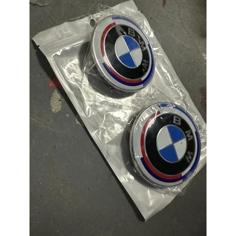 For BMW 1 W E82 for E39 E46 E30 E36 G20 bmw E87 E60 E90 Ac 74mm 82mm Hood Emblem Car Front Bonnet Logo Trunk Cover Badge car sticker