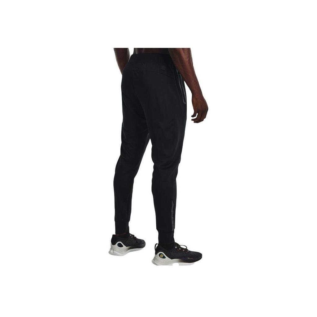 Under Armour Slim-Fit Joggers with Drawstring Men Bottoms Black 1366634-001