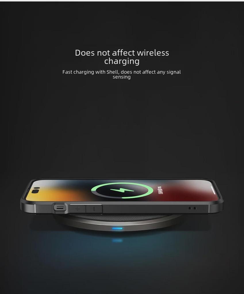 iPhone 14 Pro Transparent Airbag Anti-Fall Protective Case