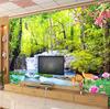 Forest Waterfall 3d Wallpaper Natural Scenery Wall Mural Living Room Bedroom Background Decorative Mural