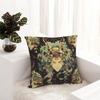 Kopfhörer Malerei Kreativer Kunststil Medusa Quadratischer Kissenbezug Polyester Sofa Kissenbezug Lustige Deko Wurfkissenbezug
