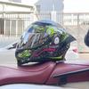 Full Face Motorcycle Helmet With Rear Wing Spoiler ABS Material Bluetooth Compatible Men All Season Riding
