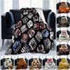 1Pz Coperta con motivo Highway 66, leggera per tutte le stagioni, per casa, ufficio, pisolino all'aperto, coperta multifunzionale