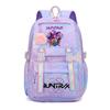 Girls Kpop Hunters Rumi Zoey Mira Printed Backpack Student School Travel Large Capacity Bag