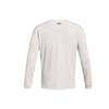 Under Armour Johnson Series Solid Cuffed Training Locker Fit Rundhals Langarm Überschnittene Schultern T-Shirt Herren Tops Weiß 1380125-114