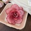 Elegant Floral 3D Hair Clip - Sweet Bangs Duckbill Accessory for Summer