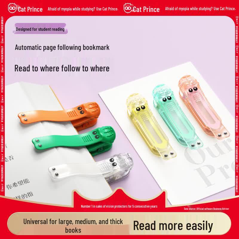 Mao Taizi Auto-Indexing Bookmark & Book Clip