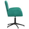 Swivel Chair 54 x 55 x 90 cm Turquoise Velvet