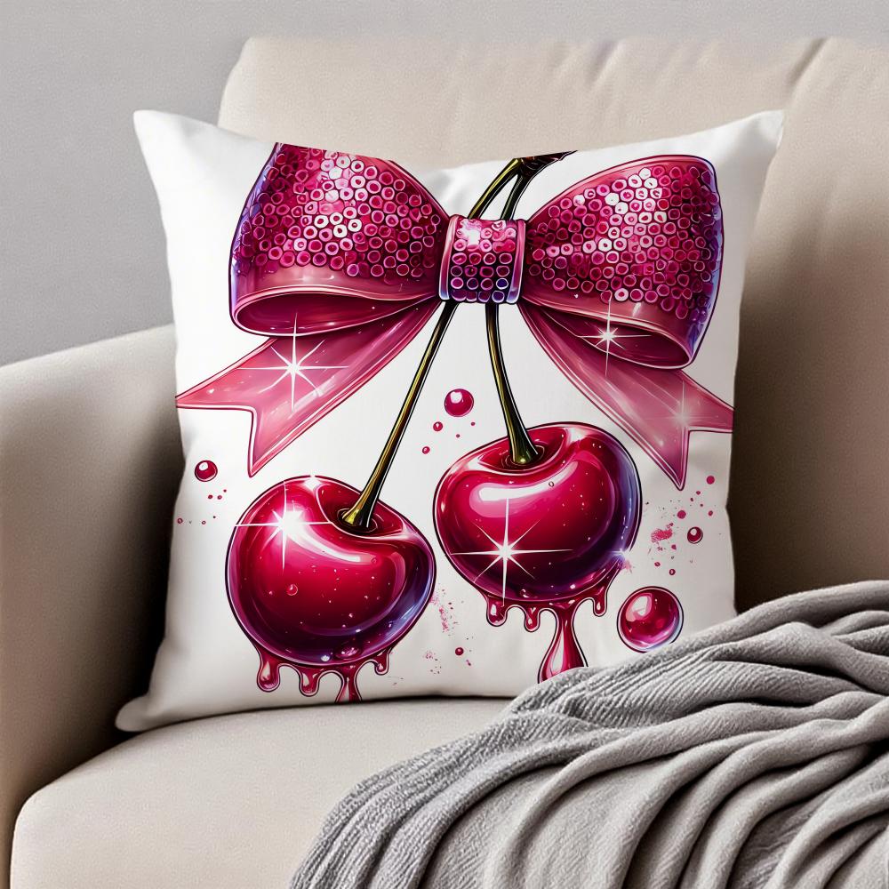 Cute Korean Fashion Brand KKirsh Cushion Cover Pillowcase Antidustmite Invisible Zipper Short Plush Sofa Cushion