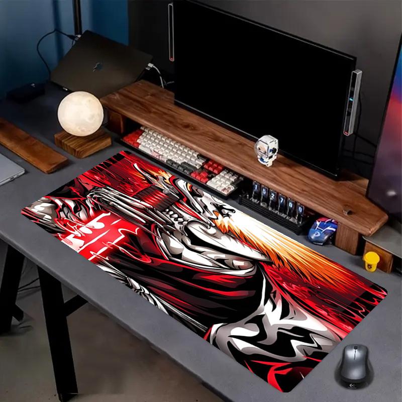 BLEACH Print Mouse Pad, Anti‑Slip Desktop keyboard Mat, for PC Laptop Gaming Working Daily Use, Cool Festival Surprise Gift