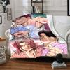 1 pezzo KPop Demon Hunters SAJA BOYS1 Coperta, Regalo, per Uomini e Donne, Coperta Morbida, Ottima per Divano Letto Divano Viaggio, Coperta Leggera in Flanella