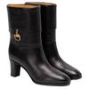 Half Horsebit Leather Ankle Boots 718363 AFE00 1000
