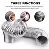 80-200mm Aluminum Foil Tube Ventilation Duct Retractable Range Hood Exhaust Hose For Heating Ventilation And Air Conditioning