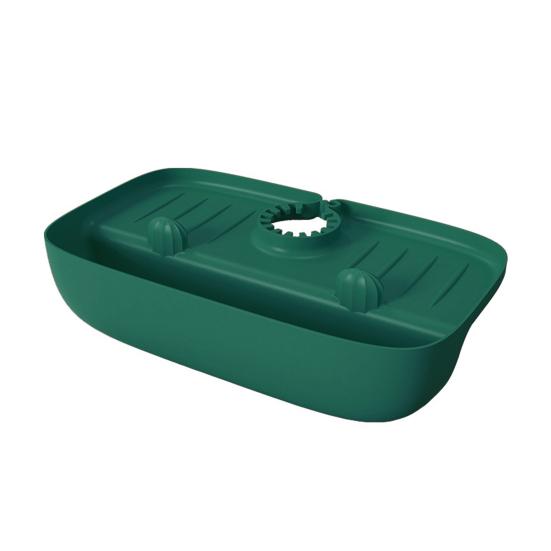 

Подставка для сбора капель с держателем для губки, универсальная, простая установка, брызги на кухонной мойке темно-зеленого