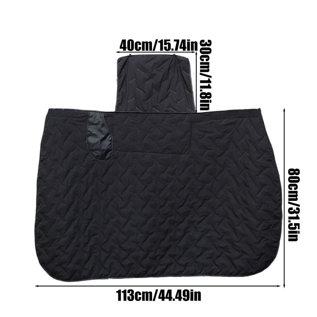 Scooter Warm Leg Cover Windproof Winter Warm Scooter Leg Protector E-Bike Knee Lap Windshield Protector For Winter Drive Snowy