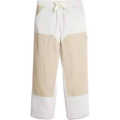 Color Block Wide Leg Casual Pants Men Bottoms Beige 620886-65