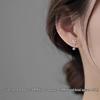 925 Sterling Silver Needle Flower Stud Earrings: 2025 New Luxury Niche Design for Women