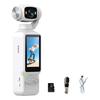 Pocket Action Camera Sports Camcorder Camera 180 Degree Rotation Mount Recording Portable Outdoor Video Recorder