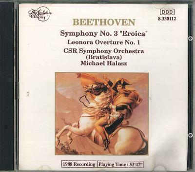 CD MICHAEL HALASZ - Symphonie n°3 "eroica" - Leonora Ov 8550112 PAS DE LABEL Non Japon Classique Occasion