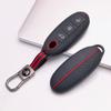 Silicone Car Key Cover with KeyChain for Dongfeng Fengguang S560 500 370 Aeolus A60 E70 Yixuan Forthing S500 F600 Rich Navara Yulon