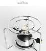 Round Metal Stove Rack for Moka Pot and Teapot With Alcohol or Gas Lamp Compatibility