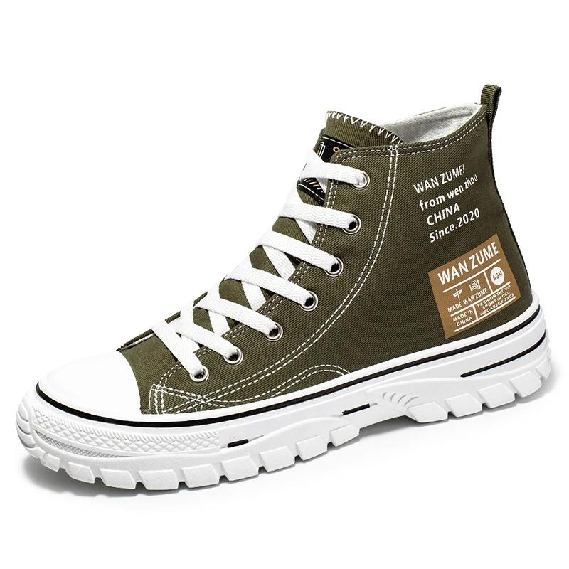 

Вулканизированная повседневная парусиновая платформа классические туфли женские мужские высокие кроссовки модные дышащие удобные спортивные корейские 39