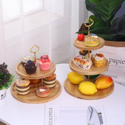 1pcs Wooden Tray Wooden Snack Tray Fruit and Vegetable Tray Multifunctional Storage Tray Fruit Snack Tray