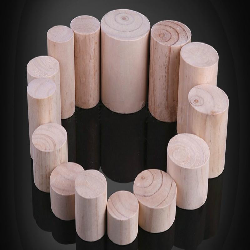 Solid Wood Furniture Heighten Legs Cabinet Sofa Table Chair Bed End Table Feet Mat Furniture Increased Pad Round Pine Wood