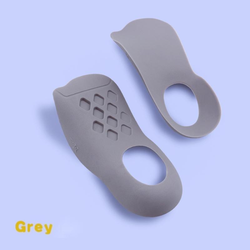 1pair orthopedic insoles Arch collapse flat foot orthopedic insoles Insert arch support insoles Foot care insoles Unisex EU35-39 серый