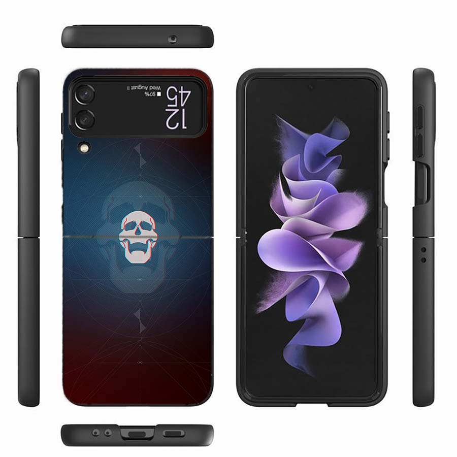 

D-Destiny 2 Game Phone Case For Samsung Z Flip 6 7 5G Z Flip 5 Galaxy Z Flip 3 4 5G ZFlip Shockproof Hard Cover TPU PC Coque Cap Galaxy Z Flip 6 5G