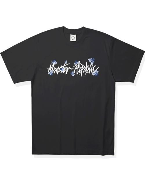 MONSTER REPUBLIC Movement Basic Flower White T-Shirt Black