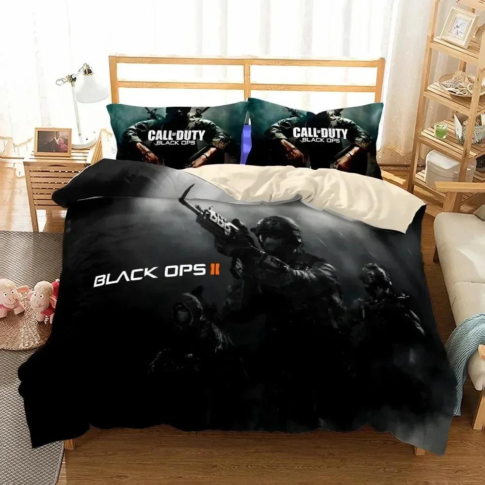 New 3D Print Call-Of-Duty Bedding Set Printed Bed Set With Pillowcase Bed Duvet Cover Soft Queen King Size Bedclothes Home