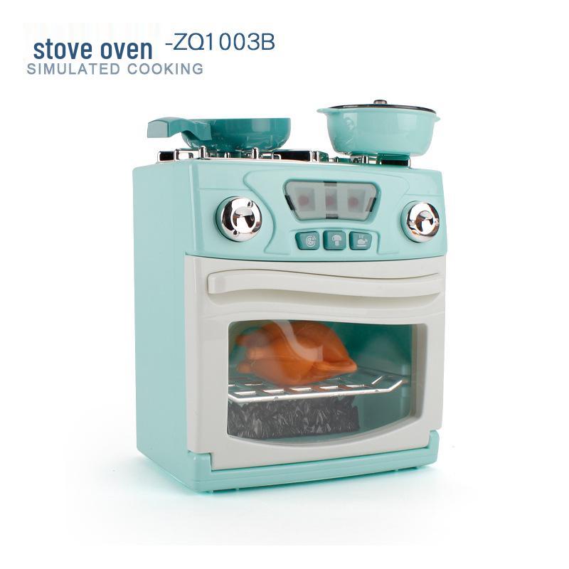 Interactive Home Appliance Simulation Set: Light & Sound Kitchenware, Tableware, Washing Machine, Steamer & Puzzle