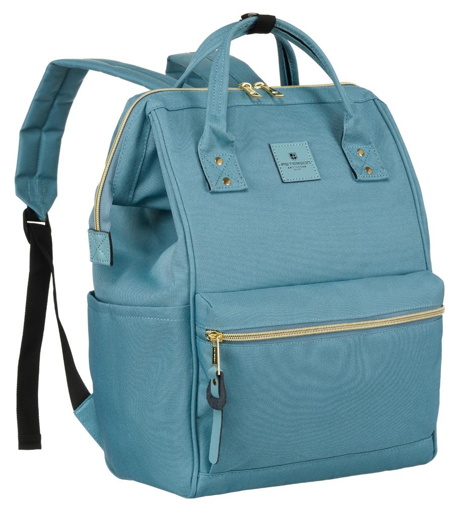 PTN ALFA-6003 Blue Fabric Backpack