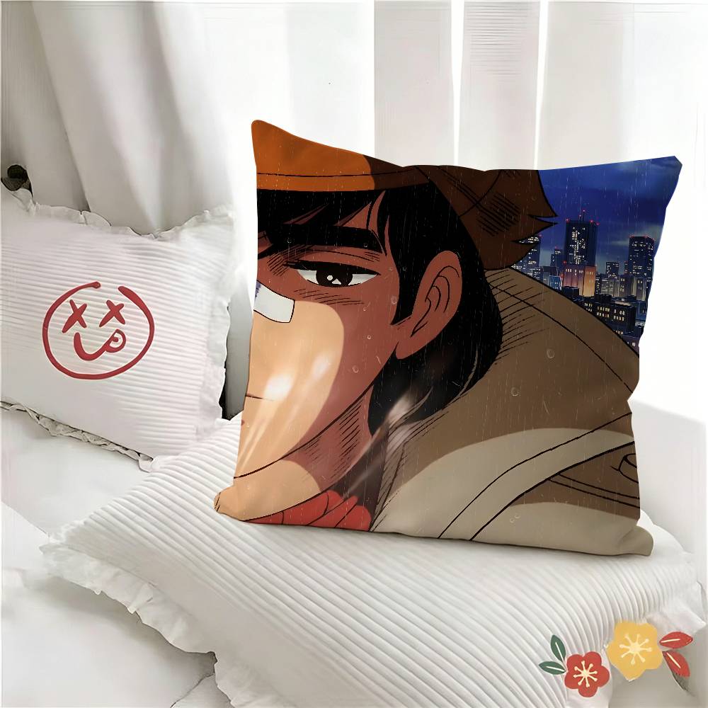 Pc Sports Anime AAshita No Joe Pillow Case Fashion Square Pillowcase Bedroom Sofa Room Ins Decoration Leisure