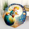 1pc Boy and Fox on Earth with Stars Umbrella with Plastic Handle,Suitable for All Seasons Home Travel Outdoor UmbrellaM960