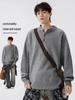 Men's Trendy Loose Henley Knit Pullover for Autumn/Winter 2025