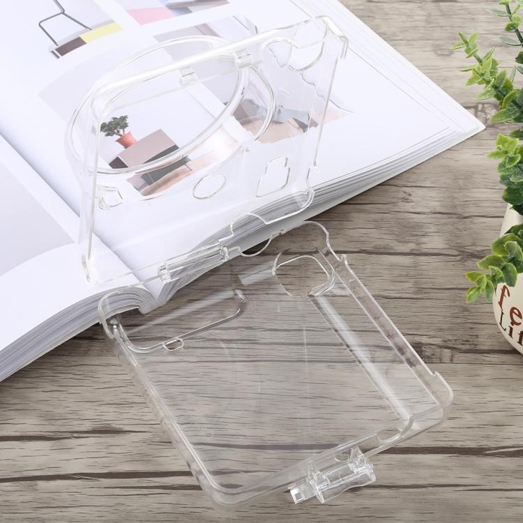 Protective Crystal Shell Case with Strap for FUJIFILM Instax SQUARE SQ6 (Transparent)