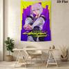 Cyberpunk EDCG Pattern Home Decor Tapestry, Wall Hanging, Decorative RV Wall Cloth.SGT0917464
