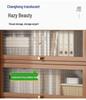 Floor-Standing Bookshelf for Students and Children - Compact Storage Cabinet for Small Apartment Living Rooms