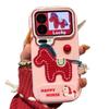 Red and Blue Pony Bracket, Suitable for Vivos30x200 Mobile Phone Protective Case, Redmi K70 Xiaomi 14/15 Anti-drop Case.