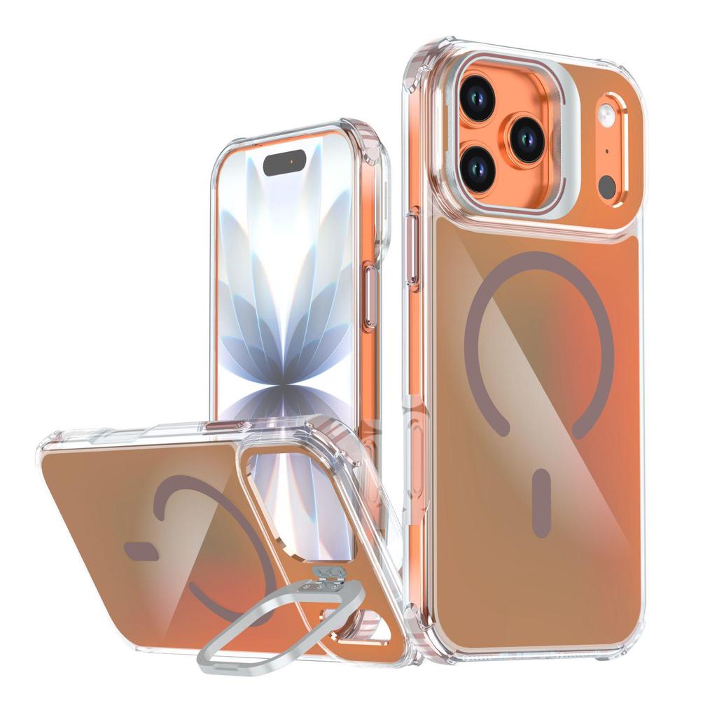iPhone 17 Pro Max Dragon Lens Stand Magnetic Case, Color-Changing, Drop-Proof Protective Cover