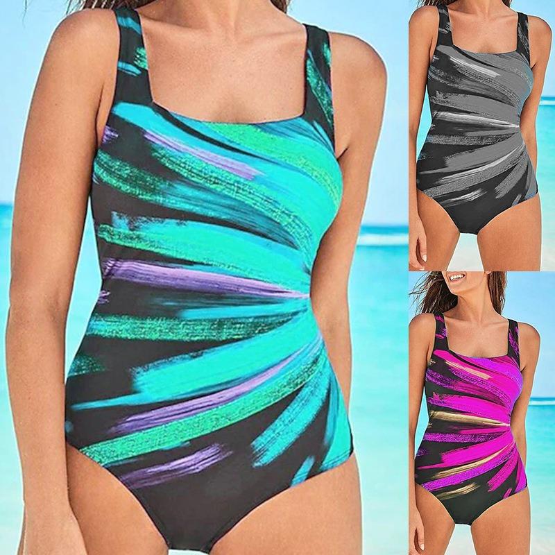 Spot European and American New One-piece Swimsuit Female Sexy Tight Bikini
